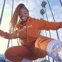 Load image into Gallery viewer, Forbes Black Sweat Suit (Pumpkin)