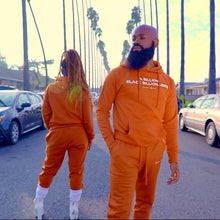 Load image into Gallery viewer, Forbes Black Sweat Suit (Pumpkin)