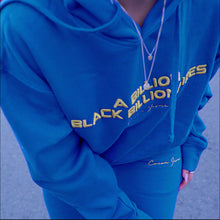 Load image into Gallery viewer, Forbes Black Sweat Suit (Royal Blue)