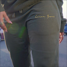 Load image into Gallery viewer, Forbes Black Sweat Suit (Army Green)