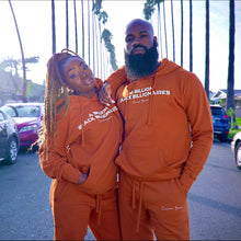 Load image into Gallery viewer, Forbes Black Sweat Suit (Pumpkin)