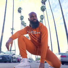 Load image into Gallery viewer, Forbes Black Sweat Suit (Pumpkin)