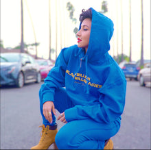 Load image into Gallery viewer, Forbes Black Sweat Suit (Royal Blue)