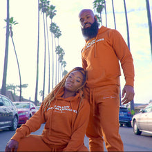 Load image into Gallery viewer, Forbes Black Sweat Suit (Pumpkin)