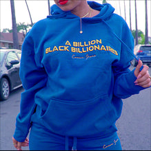 Load image into Gallery viewer, Forbes Black Sweat Suit (Royal Blue)