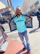 Load image into Gallery viewer, Forbes Black Sweatshirt - Teal