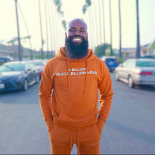 Load image into Gallery viewer, Forbes Black Sweat Suit (Pumpkin)
