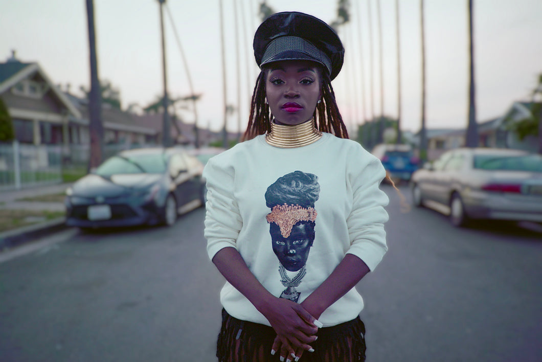 Nzinga Sweatshirt in Chalk