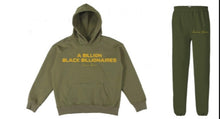 Load image into Gallery viewer, Forbes Black Sweat Suit (Army Green)
