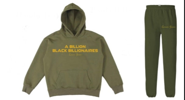 Forbes Black Sweat Suit (Army Green)