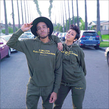 Load image into Gallery viewer, Forbes Black Sweat Suit (Army Green)
